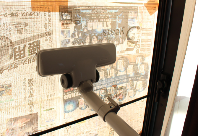 網戸のお手入れイメージ