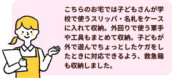 参考例使いやすい下駄箱
