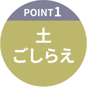 土ごしらえ