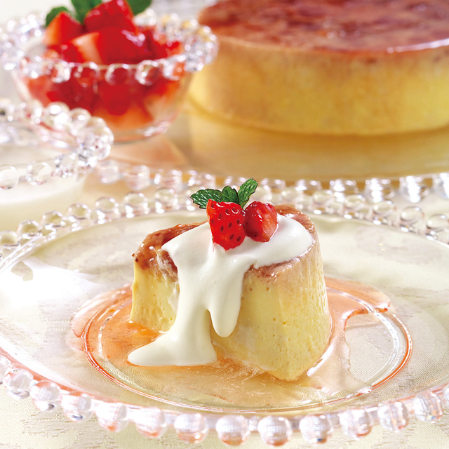 いちごジャムプリン
