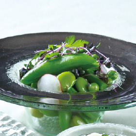 いろいろ豆野菜のサラダ