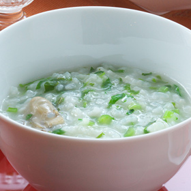 かき入り七草粥XO醤添え