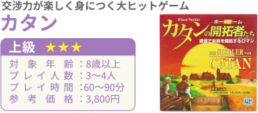 交渉力が楽しく身につく大ヒットゲームカタン