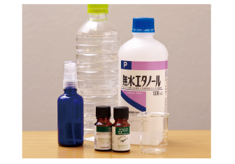 作っておくと便利なアロマスプレー 材料