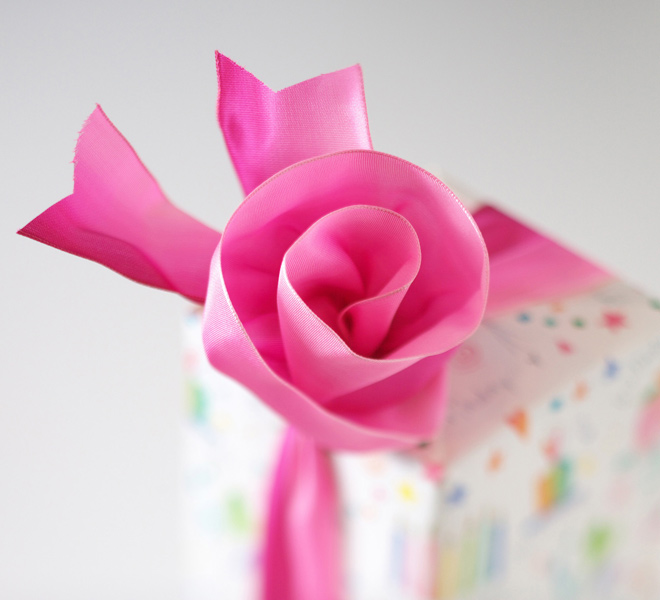 ワイヤー入りリボン