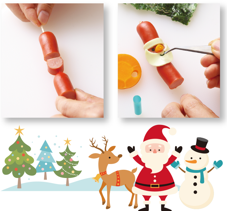 サンタさんウインナー
