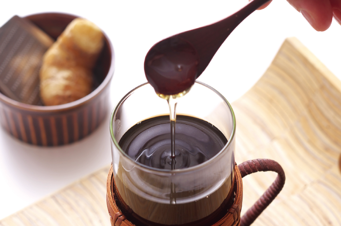 体が温まるので、冷え性の方におすすめはちみつジンジャーコーヒー