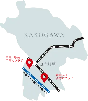 施設の地図