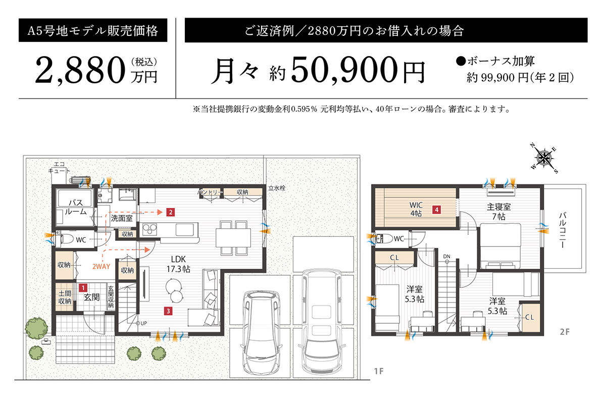 上大野ガーデンプレイスA5、A6号地