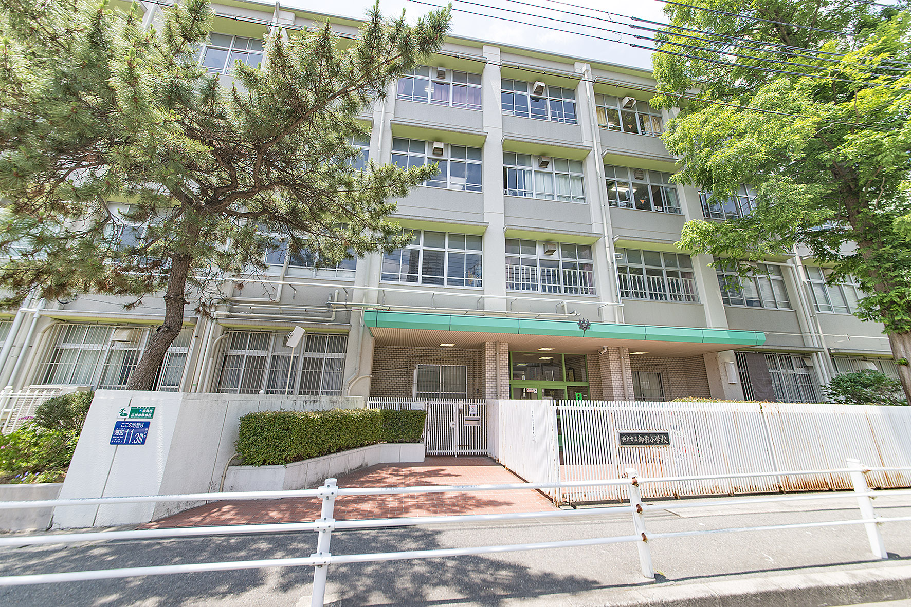 市立御影小学校（約30m）