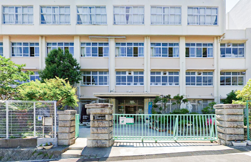 白川台中学校（約350～360m）
