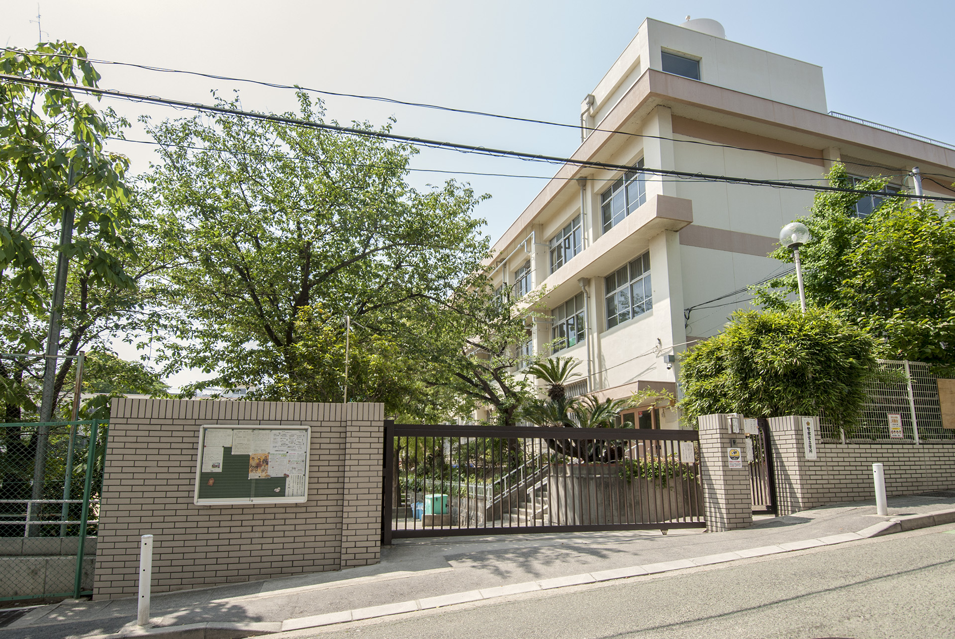 長田小学校（約240m）